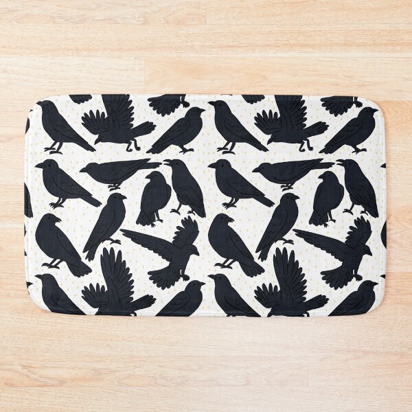 Item preview, Cute black crow pattern  designed and sold by Yarafantasyart.
