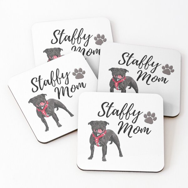 Item preview, Staffy mom designed and sold by PawPrints-uk.