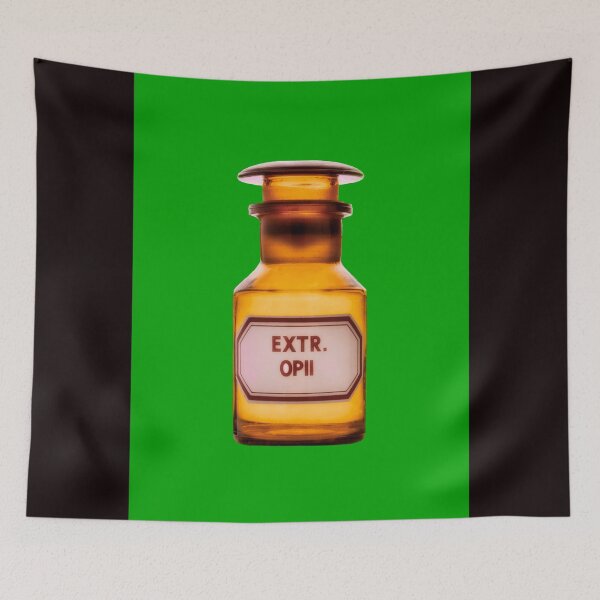 Item preview, old glass opium medicine bottle designed and sold by Jürgen Wiesler.