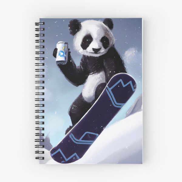 Artikelvorschau, Snowboarding Panda - Digitale Kunst entworfen und verkauft von SnoopyTF.