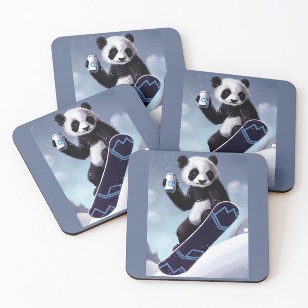 Item preview, Snowboarding Panda - Digital Art designed and sold by SnoopyTF.