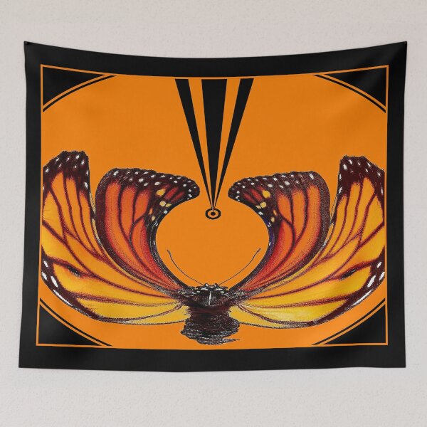 Item preview, BUTTERLY : Abstract Fantasy Monarch Painting Print designed and sold by posterbobs.