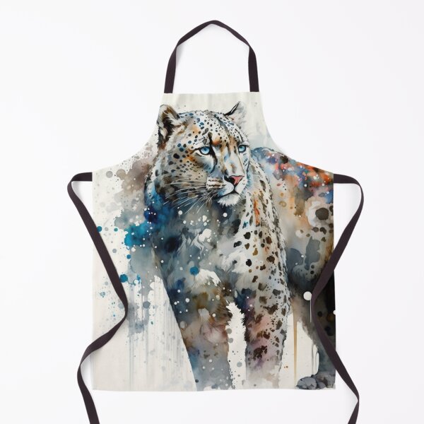 Item preview, Splash Art Snow Leopard designed and sold by wildlifezen.