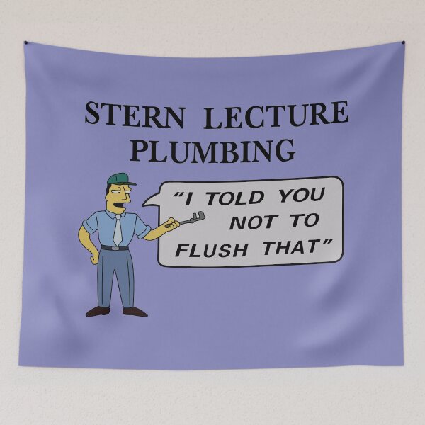 Item preview, Stern Lecture Plumbing designed and sold by REALsaintpetty.