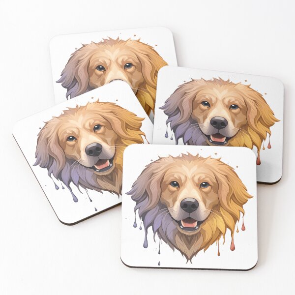Item preview, golden retriever splash color designed and sold by elijam.