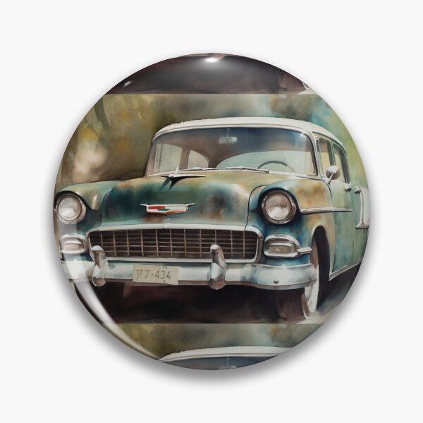 Item preview, Green 55 Chevy Classic Car Watercolor designed and sold by Richard Montag.