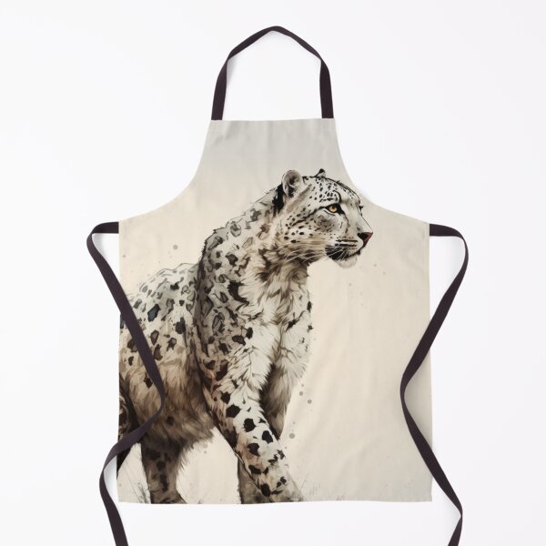 Item preview, Water Color Snow Leopard designed and sold by wildlifezen.