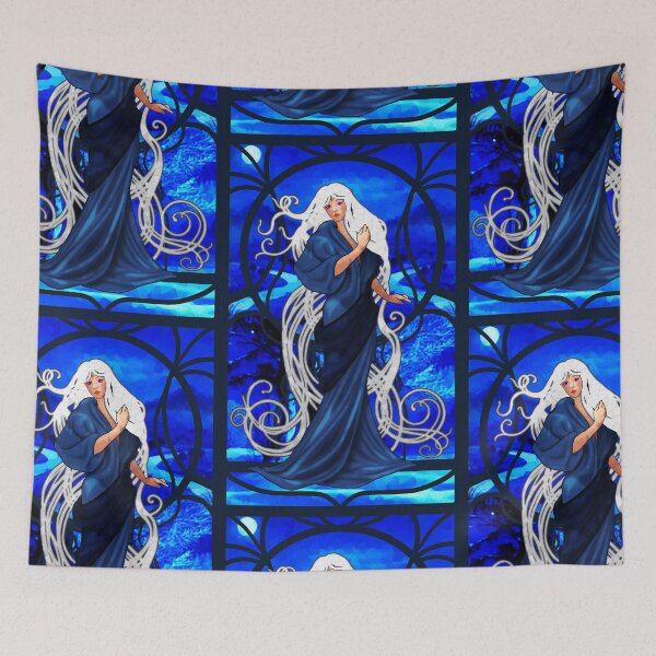 Item preview, Lady Amalthea Art Noveau - Winter Mosaic designed and sold by gildedfinches.