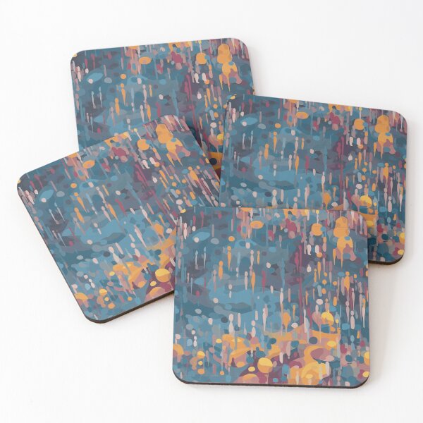 Item preview, Dripping Orange and Blue Fusion designed and sold by TopArtsy.