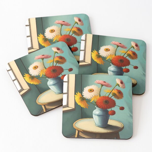 Item preview, Van Gogh Style Drawn Flowers designed and sold by Joshu77.