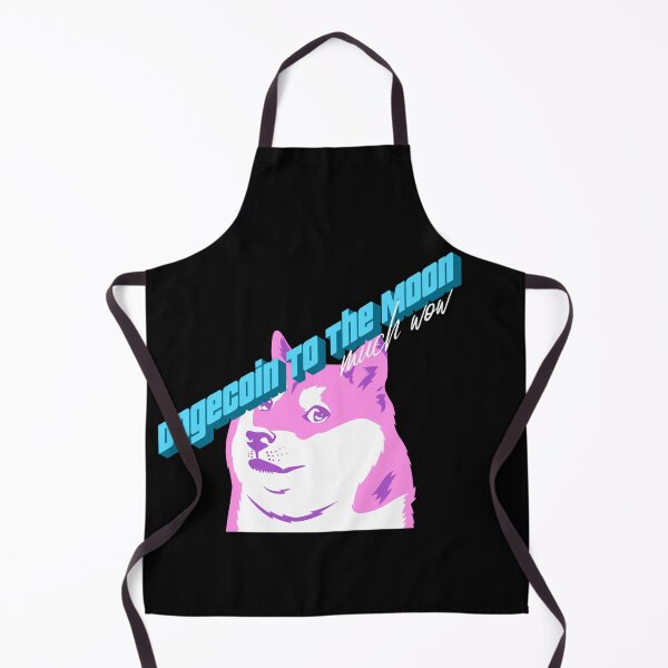 Item preview, Dogecoin to The Moon Much WoW Pink designed and sold by NFTDesignsBLV.