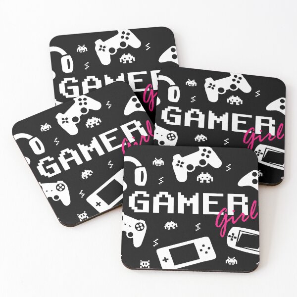 Item preview, Gamer girl pattern white designed and sold by MortemMaker.