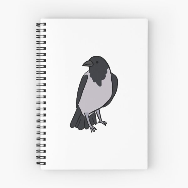 Item preview, Cute hooded crow illustration  designed and sold by Yarafantasyart.