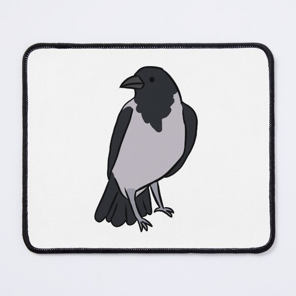Item preview, Cute hooded crow illustration  designed and sold by Yarafantasyart.