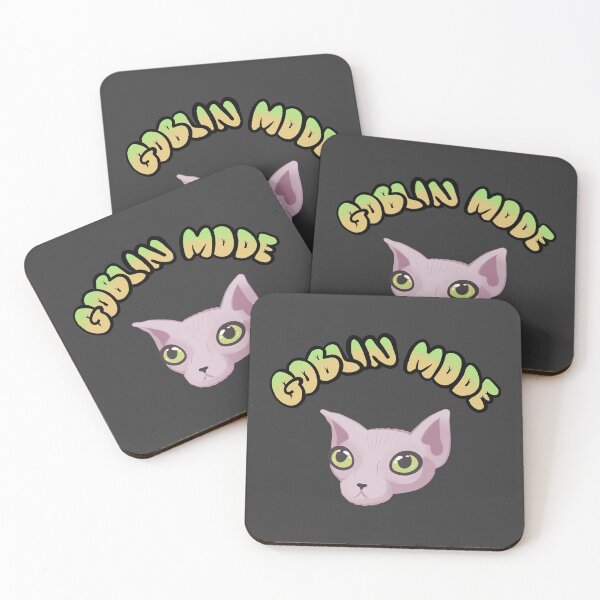 Item preview, Goblin Mode Hairless Cat Sphynx Cat (In Black) designed and sold by Creepy-Cutesie.