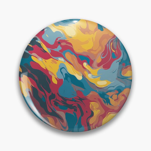 Item preview, Blue, Orange, and Red Fusion designed and sold by TopArtsy.