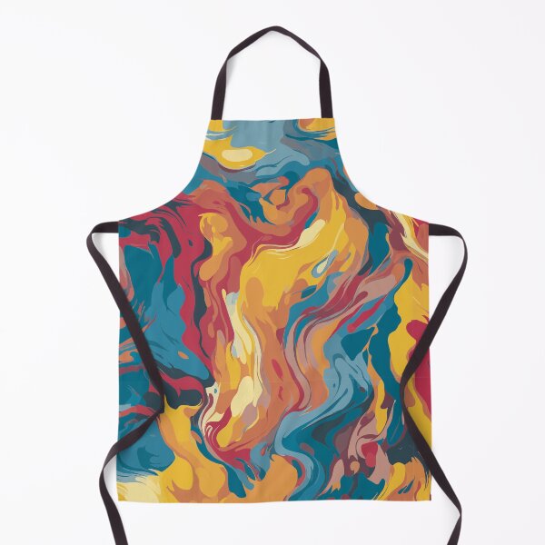Item preview, Blue, Orange, and Red Fusion designed and sold by TopArtsy.