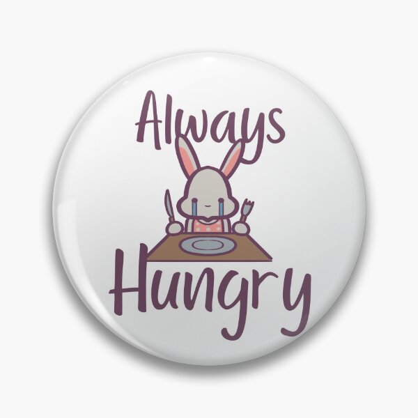 Item preview, Always Hungry Kawaii Cute Bunny designed and sold by ThumboArtBumbo.
