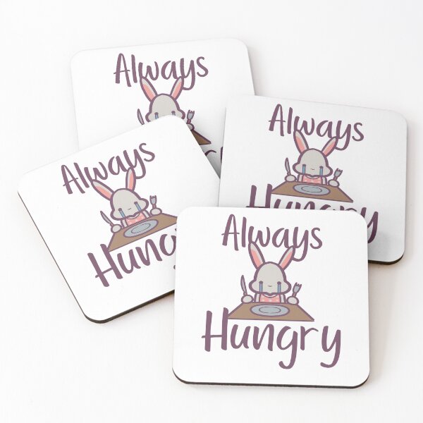 Item preview, Always Hungry Kawaii Cute Bunny designed and sold by ThumboArtBumbo.
