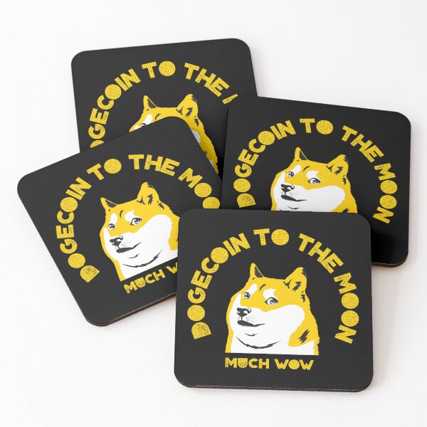 Item preview, Dogecoin to The Moon Much Wow designed and sold by NFTDesignsBLV.