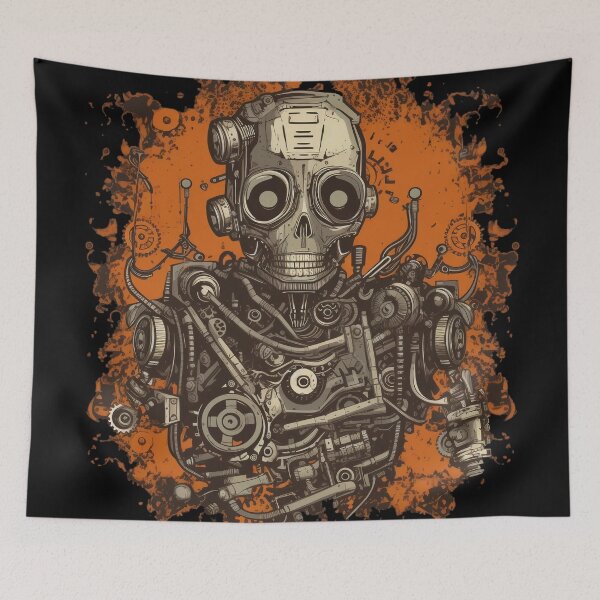 Item preview, Robot Rebellion - Futuristic Sci-Fi Design designed and sold by Alphakenon.