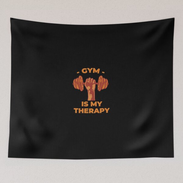 Item preview, Gym Is My Therapy designed and sold by hipposstore.