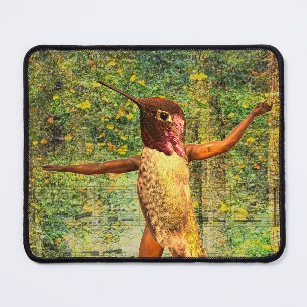 Item preview, "If A Humming Bird Danced In The Forest, And There Was No one to see it...." Digital Collage Art designed and sold by Raven’s Wing Studio.