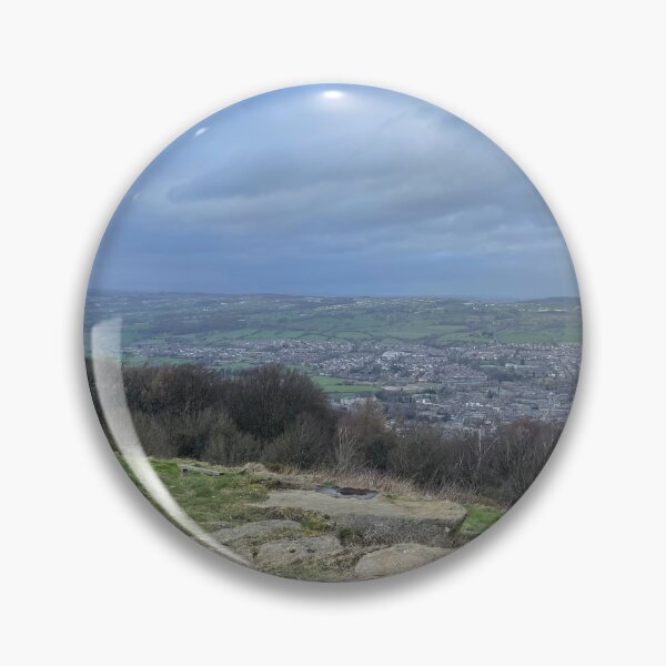 Item preview, View from the top of the Chevin, Otley designed and sold by UpNorthTravel.