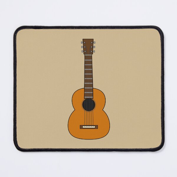 Item preview, Simple Acoustic Guitar Cartoon designed and sold by BirdAtWork.