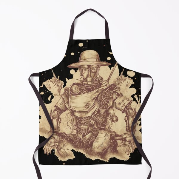 Item preview, Robot Uprising Samurai - Futuristic Samurai Warrior Illustration designed and sold by Alphakenon.