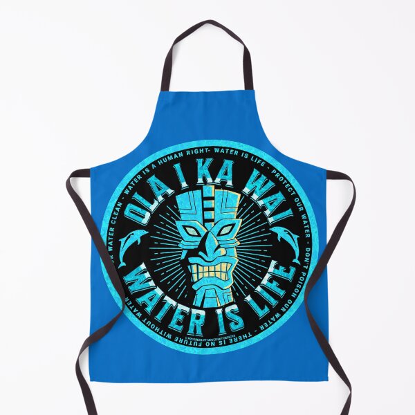 Item preview, PMD00816 Progressive Movement Designs Hawaii Water Protectors Tiki for Hawaiians progressive Democrats Independents and Bernie Sanders supporters water is life human right protect water Hawaii designed and sold by ProgressiveLeft.