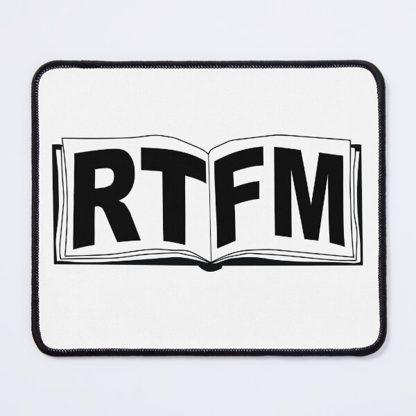 Item preview, RTFM designed and sold by raevynn.