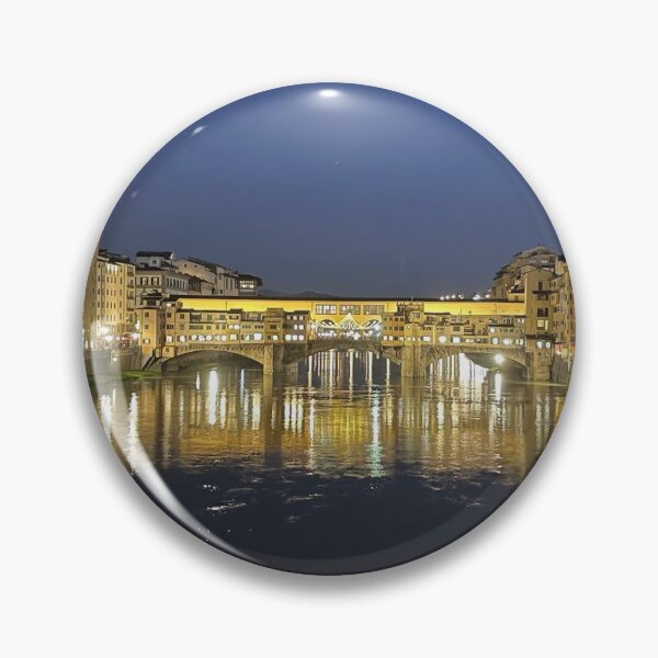 Item preview, Ponte Vecchio, Florence at night designed and sold by UpNorthTravel.