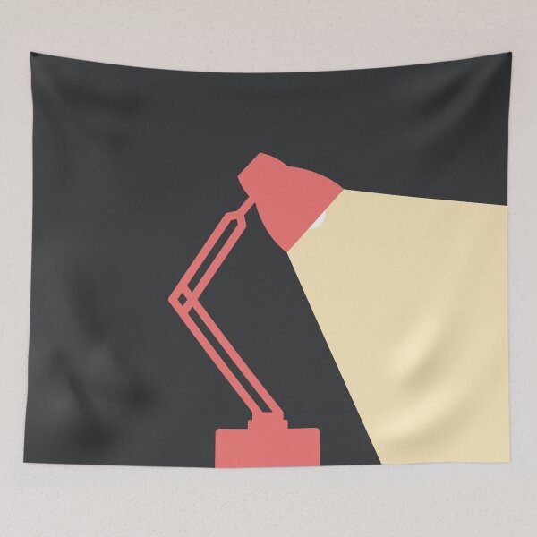 Item preview, Minimal desk lamp | Table lamp flat illustration designed and sold by Arabic-Love.