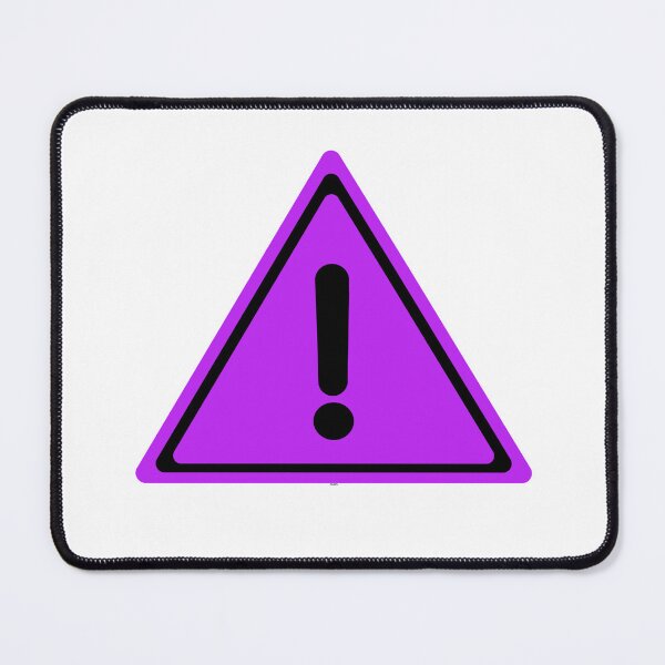 Item preview, Purple General Warning Sign designed and sold by LeenDesign.
