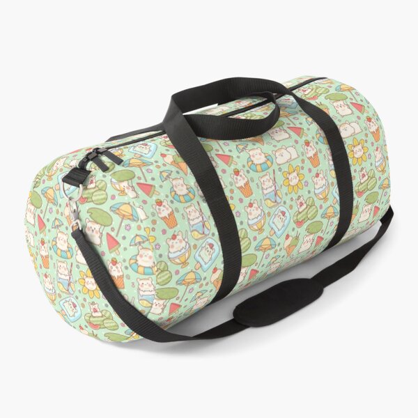 Item preview, Cute Summer Themed Hamster Pattern Lime Green designed and sold by MadeByBeata.