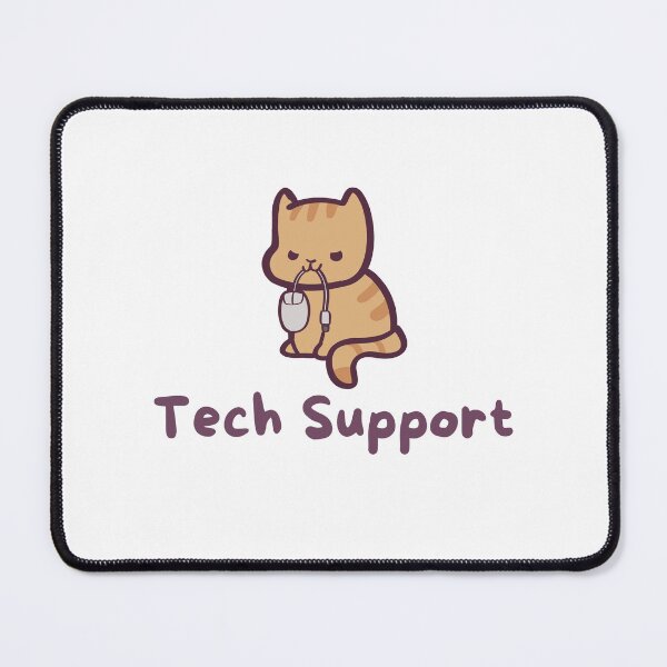 Artikelvorschau, Technischer Support Nette Katze entworfen und verkauft von ThumboArtBumbo.