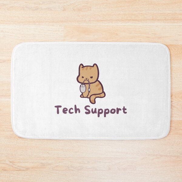 Item preview, Tech Support Cute Cat designed and sold by ThumboArtBumbo.