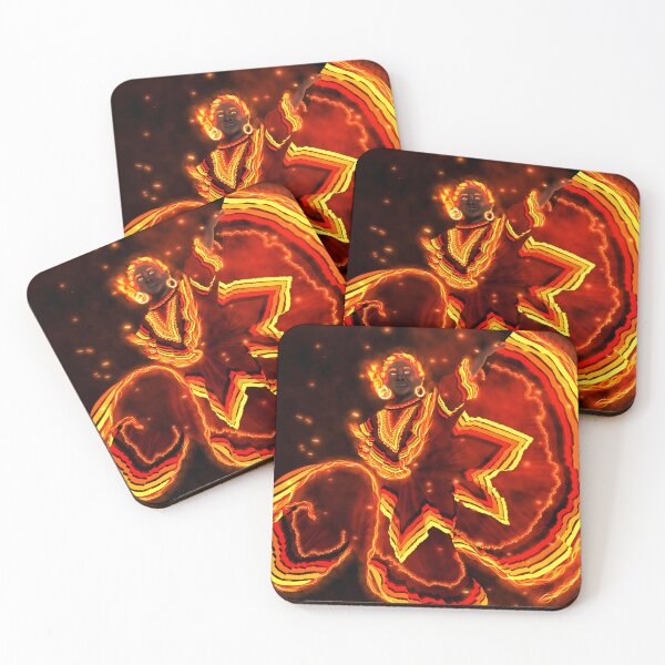 Item preview, Fire Genasi Dancer designed and sold by Art-and-Hijinks.