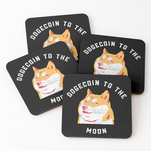 Item preview, Dogecoin to The Moon Much Wow designed and sold by NFTDesignsBLV.