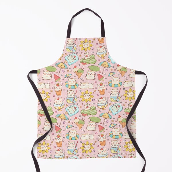 Item preview, Cute Summer Themed Hamster Pattern Pink designed and sold by MadeByBeata.