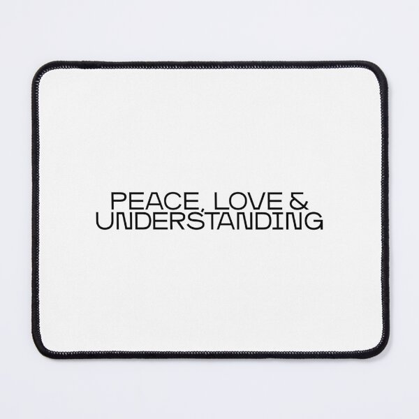 Item preview, Peace love and understanding (black) designed and sold by didijuca.