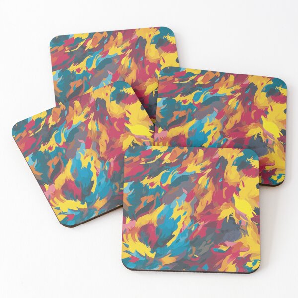 Item preview, Primary Colors Aflame designed and sold by TopArtsy.