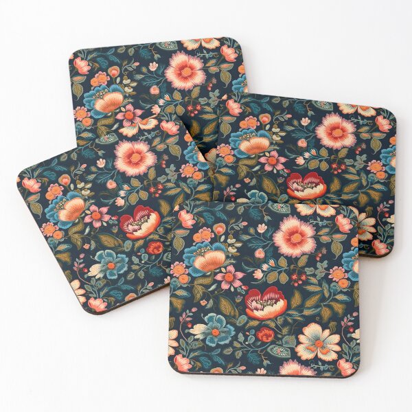 Item preview, Retro Floral Embroidery designed and sold by SecretDicer.