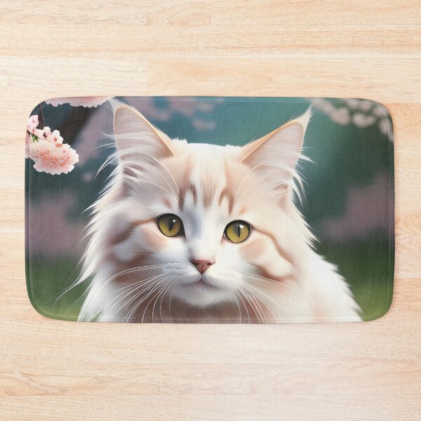 Item preview, Cat in a cherry blossom tree - Modern digital art designed and sold by Ai-michiart.