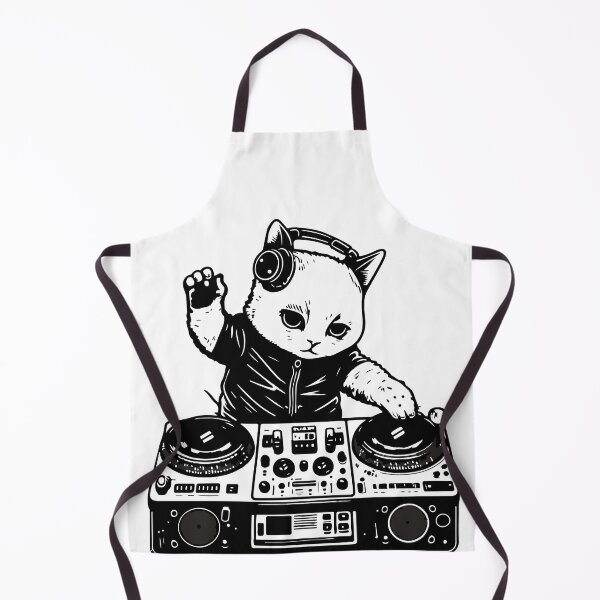 Item preview, Purrfectly Groovy: DJ Cat with turntable designed and sold by Oxygen-artwork.