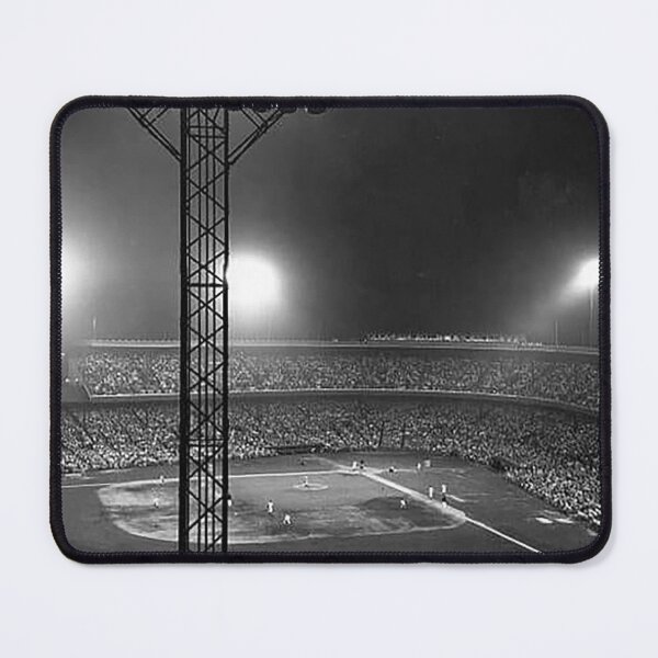 Item preview, Crosley Field, First Night Baseball Game, Cincinnati Baseball Stadium, Old Ballparks, Old Stadiums, Bleachers, Outfield, designed and sold by Nostrathomas66.
