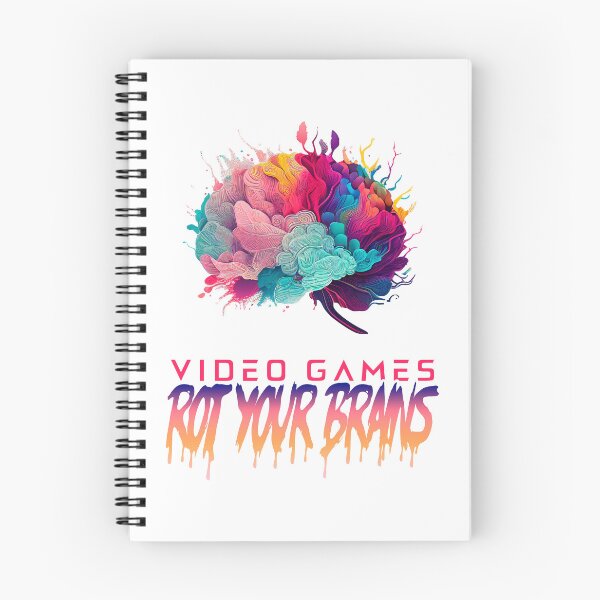 Item preview, Video Games Rot Your Brains designed and sold by Hazmat-AI7.