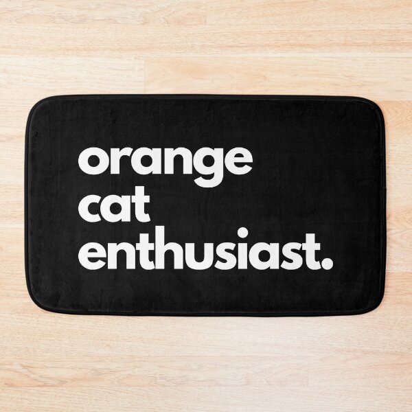 Item preview, orange cat enthusiast. designed and sold by CatsAndSmiles.