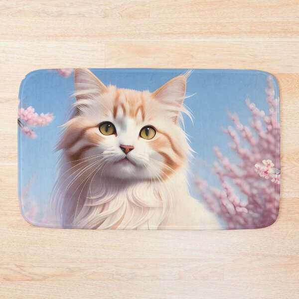 Item preview, Cat in a cherry blossom tree - Modern digital art designed and sold by Ai-michiart.